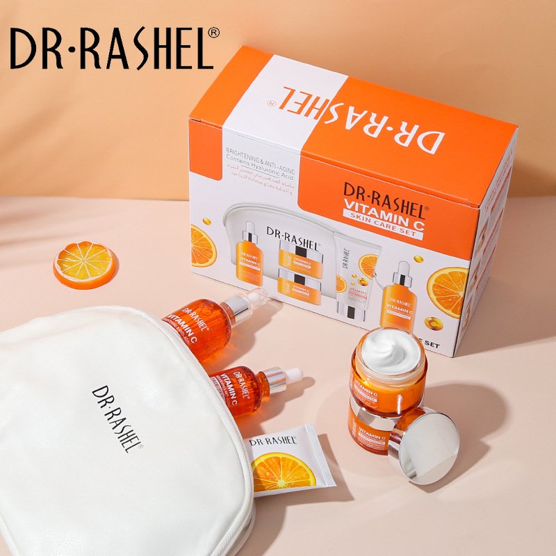 DR.RASHEL Wholesale Vitamin C Skin Care Set Day Adults Lightening Cream Female Skin Moisturizer 3 Years 100 % Pure Nature