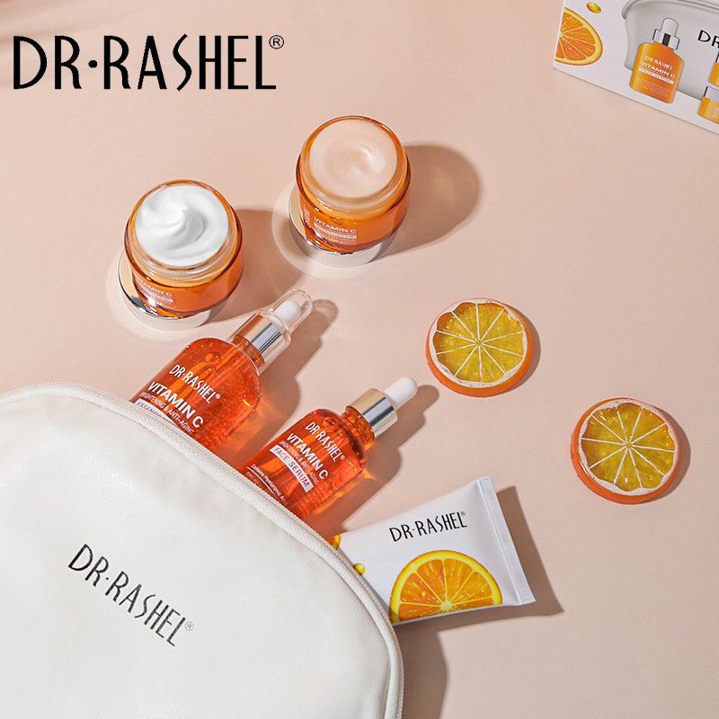 DR.RASHEL Wholesale Vitamin C Skin Care Set Day Adults Lightening Cream Female Skin Moisturizer 3 Years 100 % Pure Nature