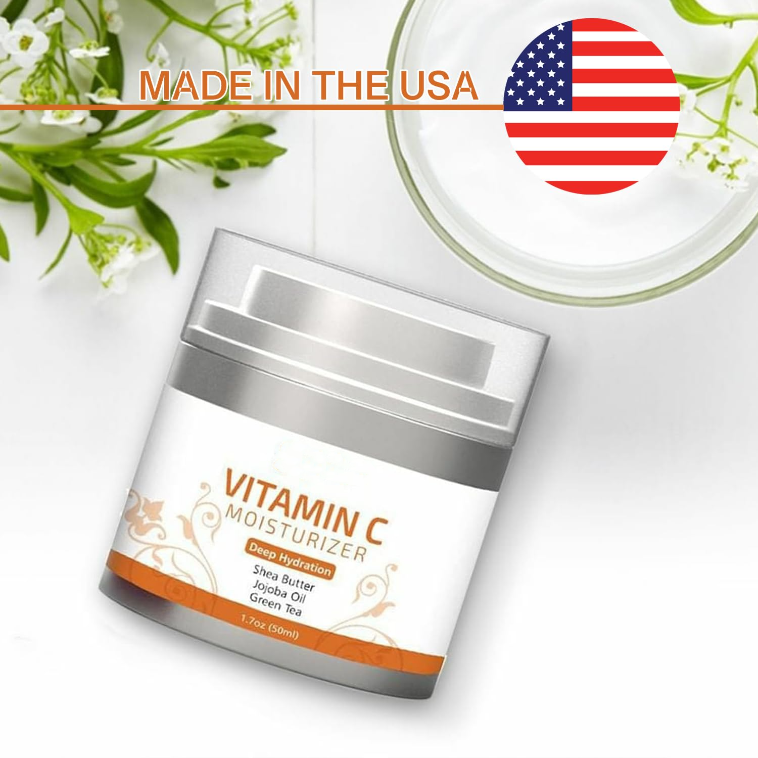 OEM ODM Cosmetics Care Spot Removing Face Cream Lotion Natural Vitamin C Anti-aging Whitening Face Cream
