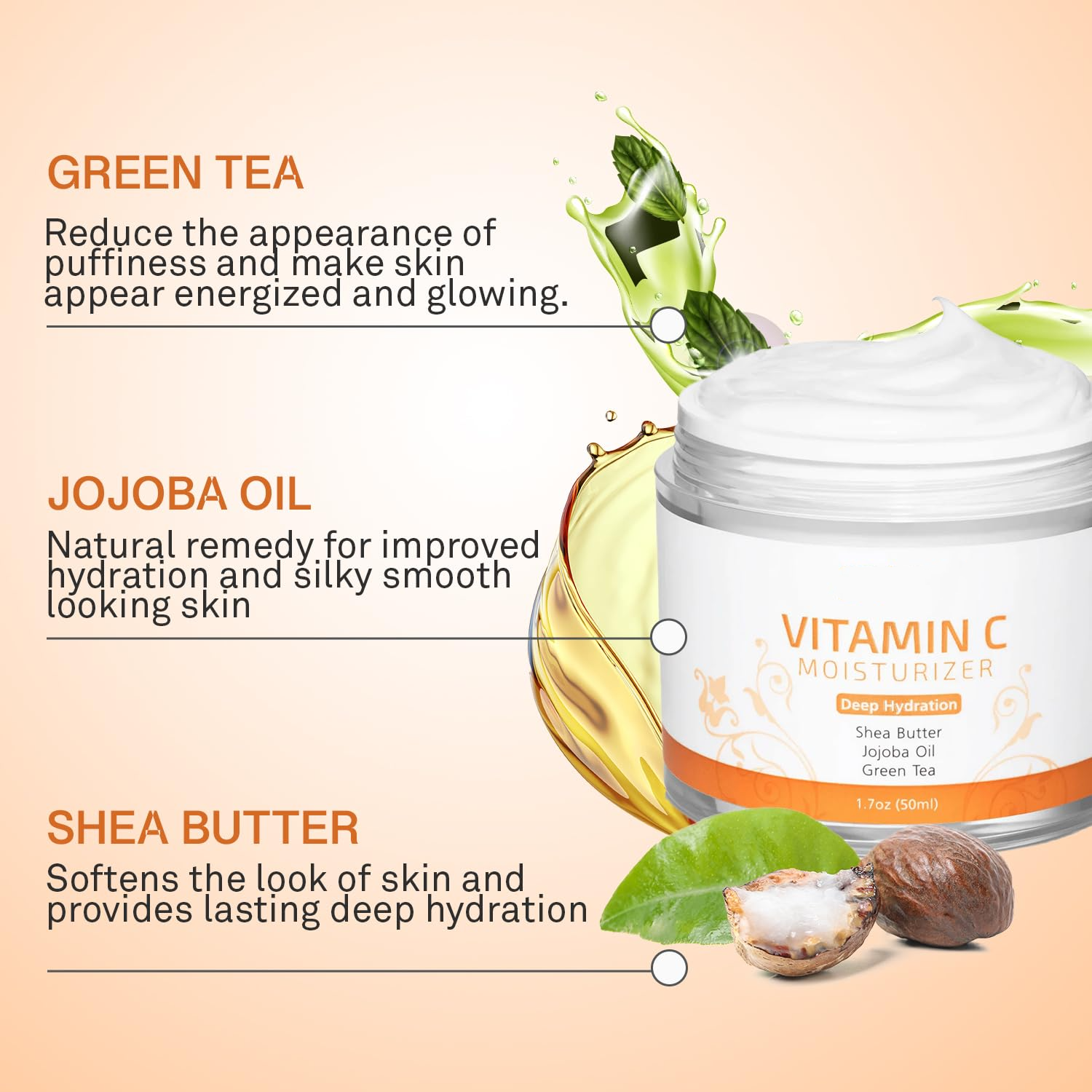 OEM ODM Cosmetics Care Spot Removing Face Cream Lotion Natural Vitamin C Anti-aging Whitening Face Cream