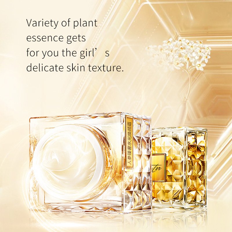 Ginseng vitality, anti-oxidation, anti-aging, luxury, nourishing, glossy, tender and smooth face cream