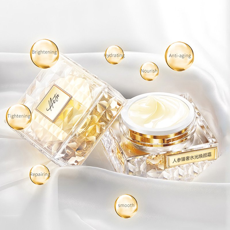 Ginseng vitality, anti-oxidation, anti-aging, luxury, nourishing, glossy, tender and smooth face cream