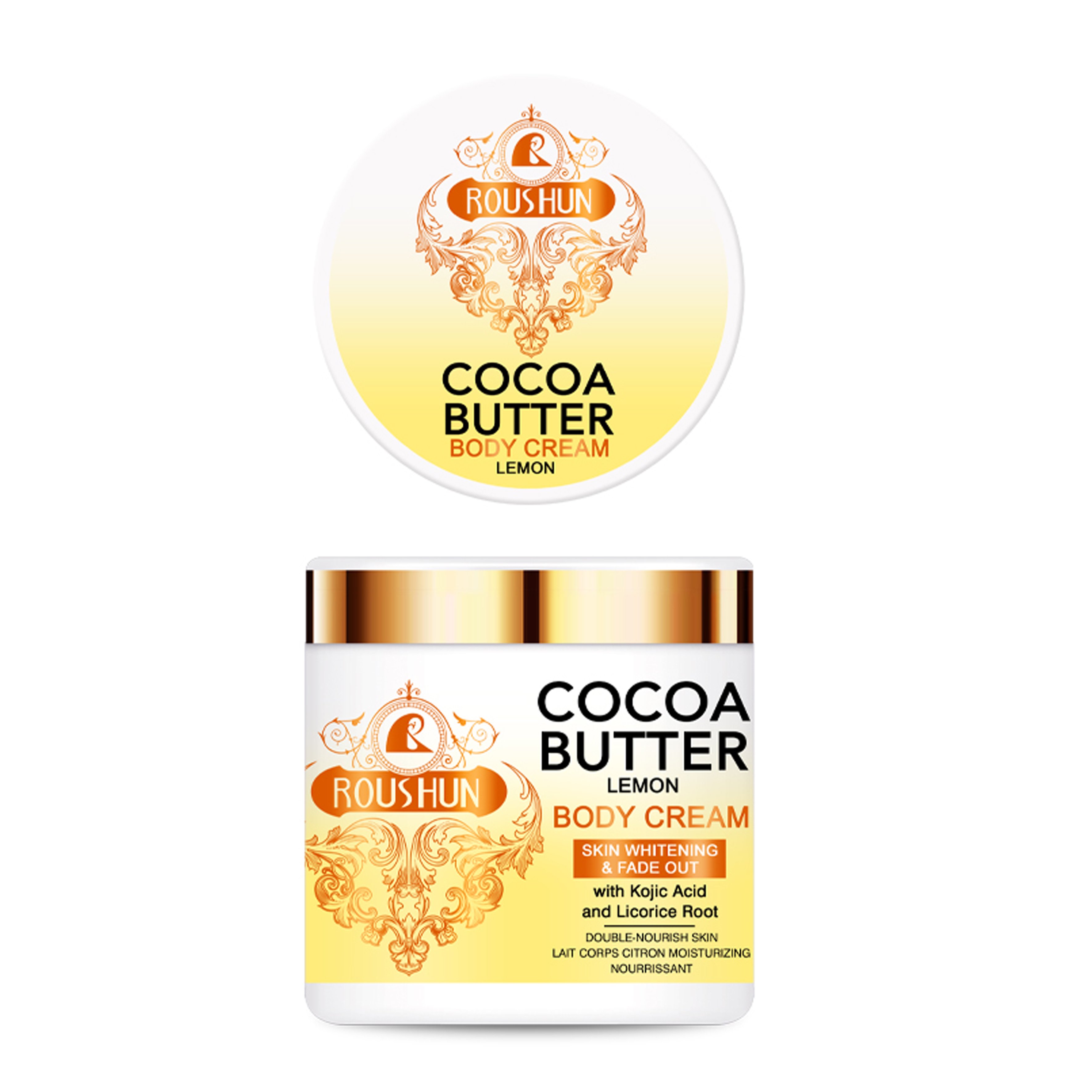 ROSHUN Private Label Skin Care Butter Nourishing Moisturizing Cocoa Butter Cream