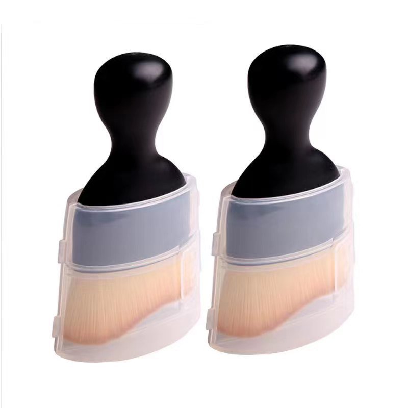 Self Tanning Makeup Brush Kabuki Powder Foundation Brush for Blending Liquid Cream Flawless Cosmetics Car clean Brush