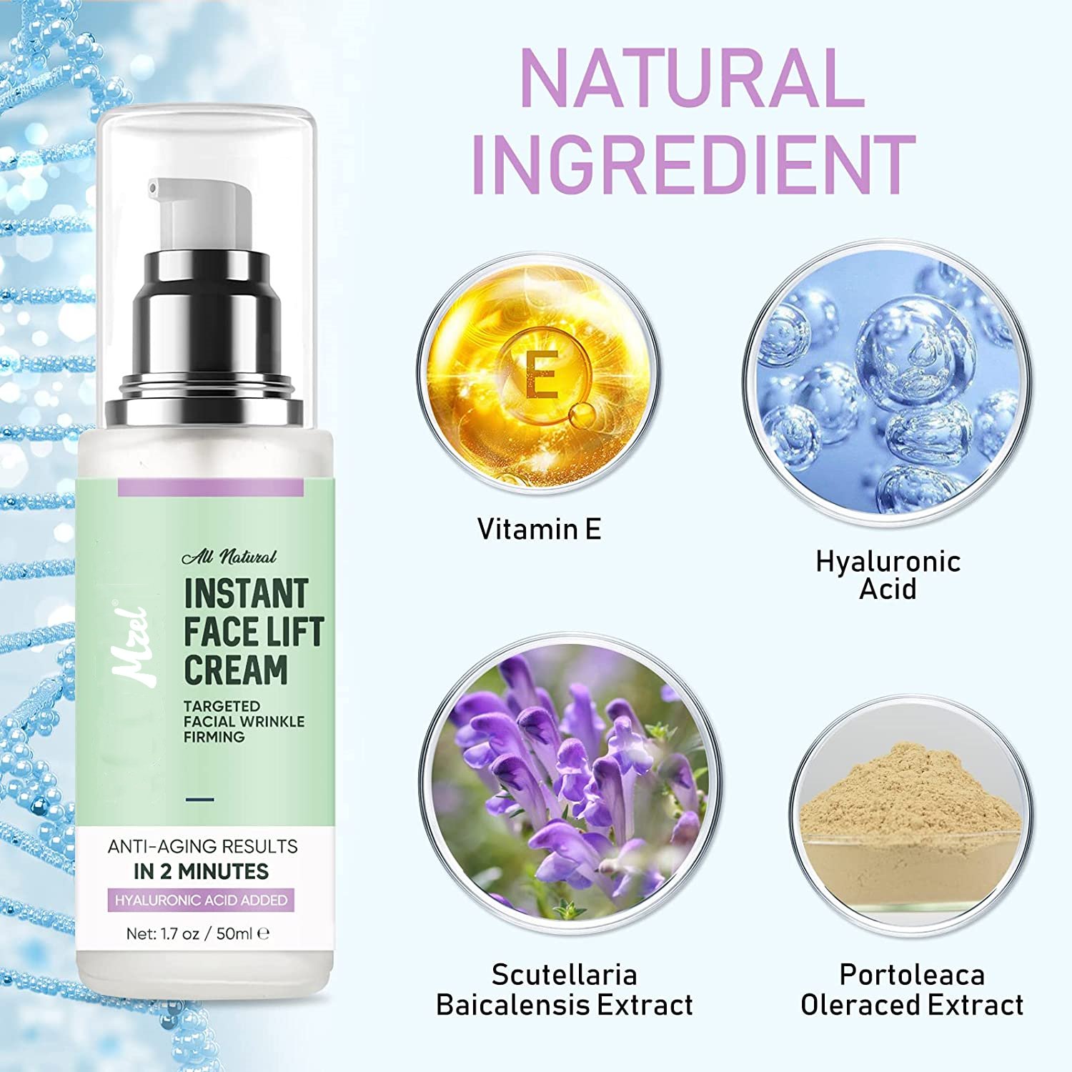 Instant Face Lift Cream Anti-aging Temporary Wrinkle Remover Face Lift Firming Cream for Smoothing Fine Lines