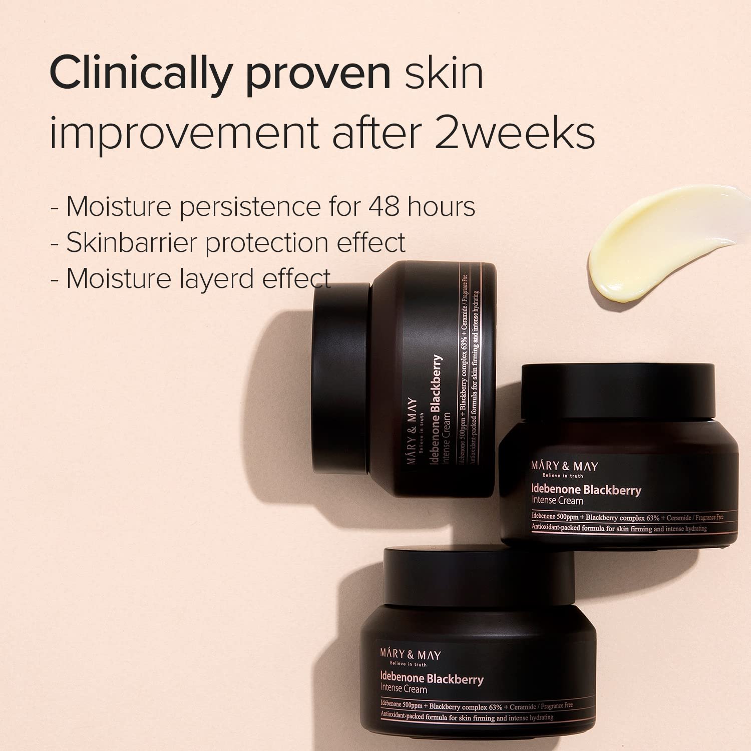 Mary&May Skin Care Cream Wholesale Face Cream Idebenone + Blackberry Complex Intensive Cream 70g