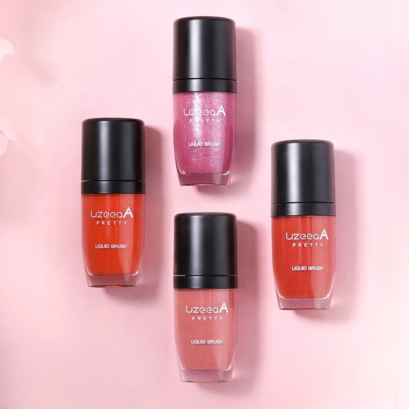 Custom Logo and Color Bare Cheeks Liquid | Face Cream Blush Glow Makeup | Matte Pearl Waterproof Long Lasting Liquid Blusher