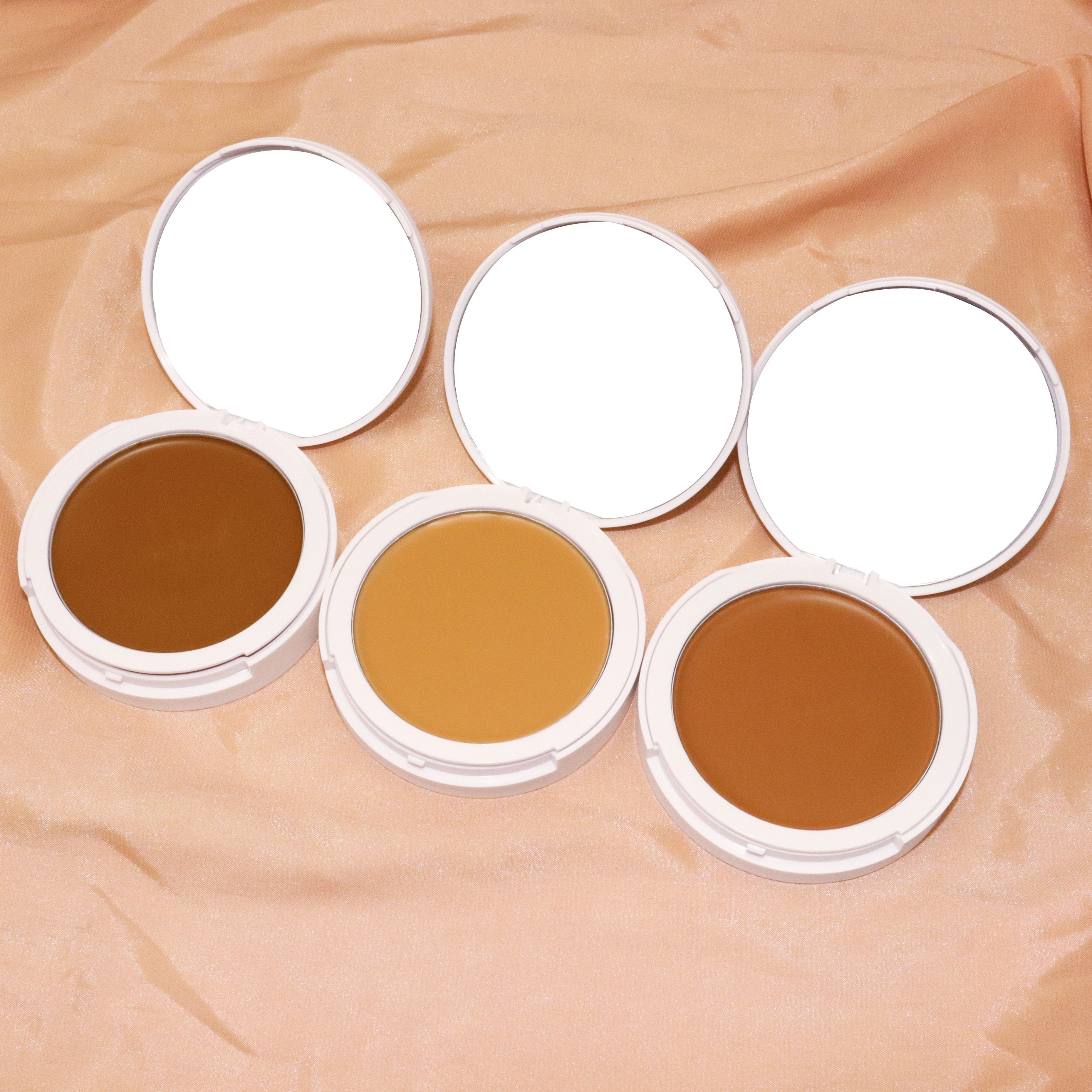 2023 Organic Natural BB Cream Foundation Powder for Dark Skin Vegan High Pigment Moisturizing Makeup