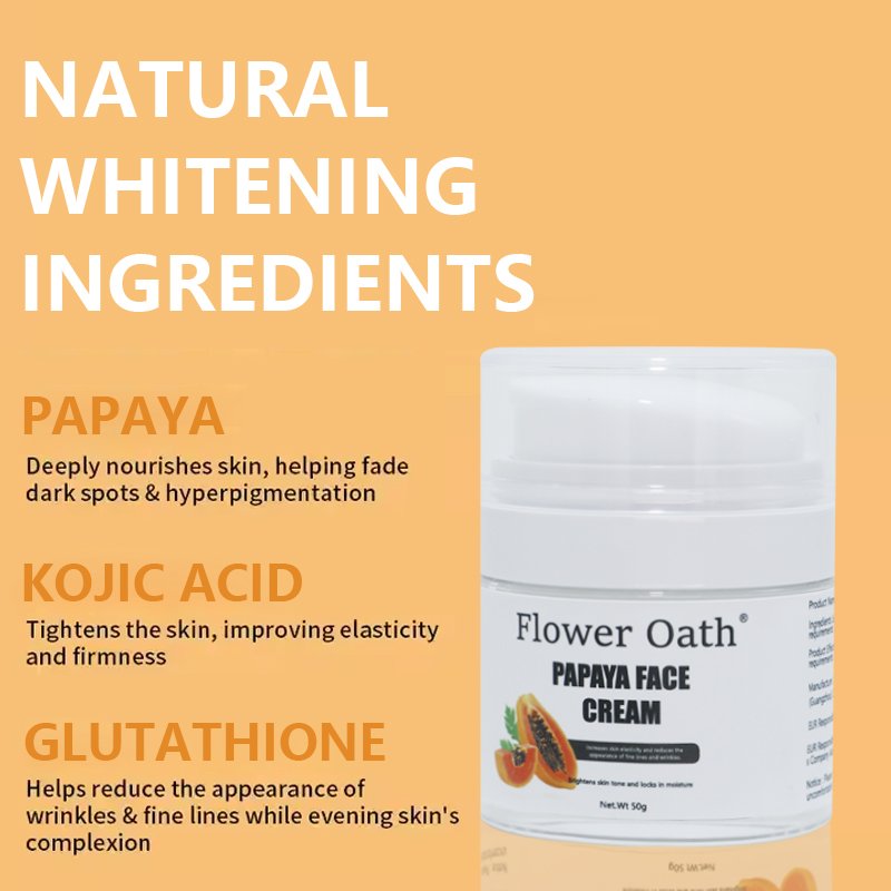 Best Skin Whitening Face Cream With Papaya Organic Whitening Moisturizing Anti Freckle Day And Night Cream