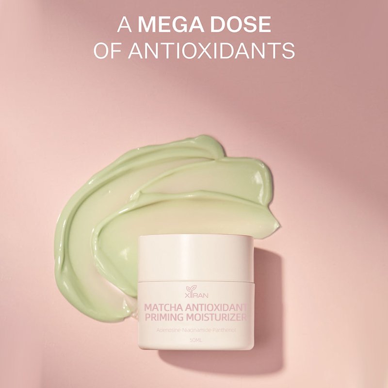 Private Label Glass Skin Treatment Moisturizer Face Cream Hydrating Matcha Niacinamide Antioxidant Intensive Moisturizing Cream