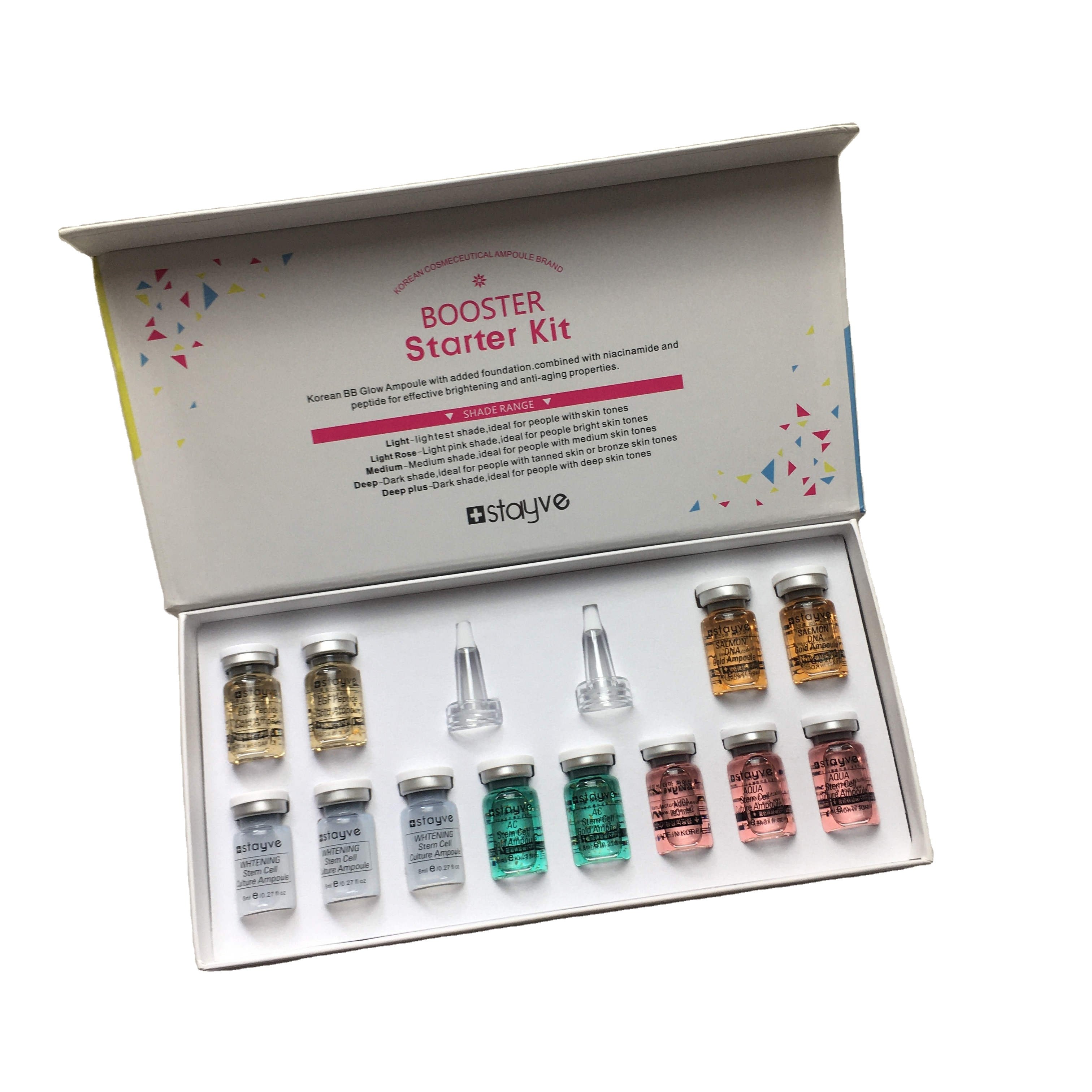 Semi Permanent Skin Treatment Foundation Lan Frost Meso Dermapen Private Label BB Stayve Serum Glow Starter Kit