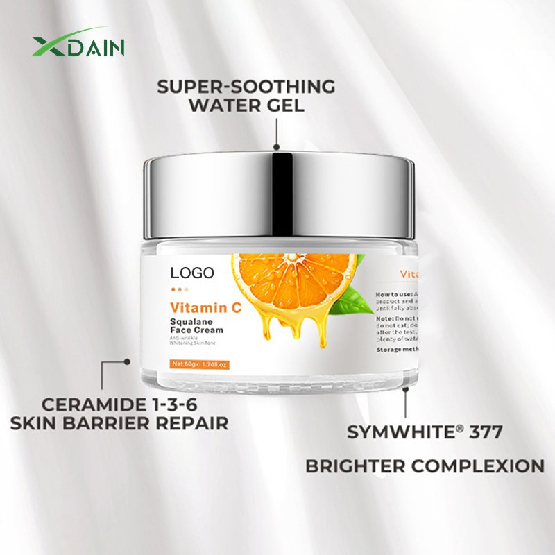 Wholesale Custom Logo Brightening Lightening Skin Care Vitamin C Face Cream Lotion Whitening Cream For WOmen