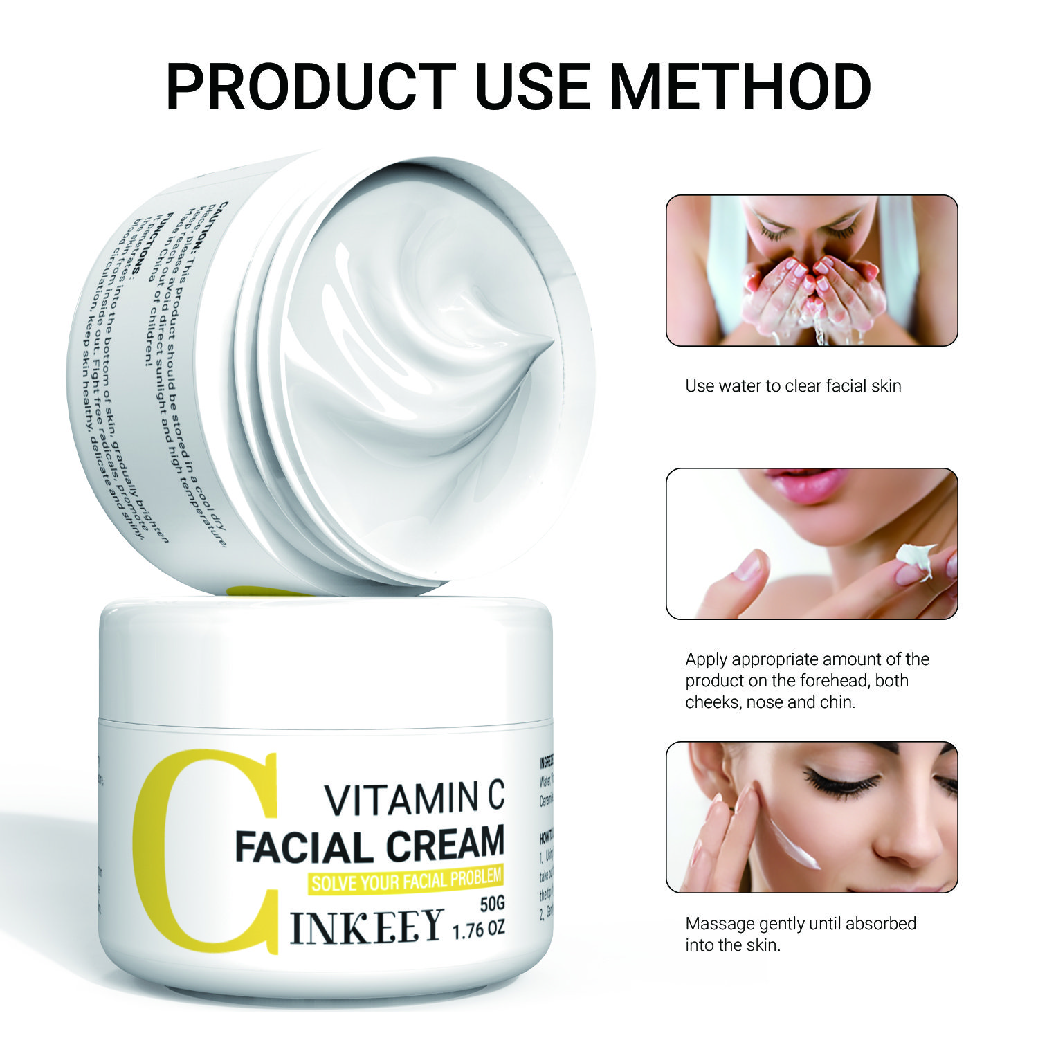 Wholesales Brightening Anti-Spots VC Cream Cosmetics Beauty Products Vitamin C Facial Face Cream
