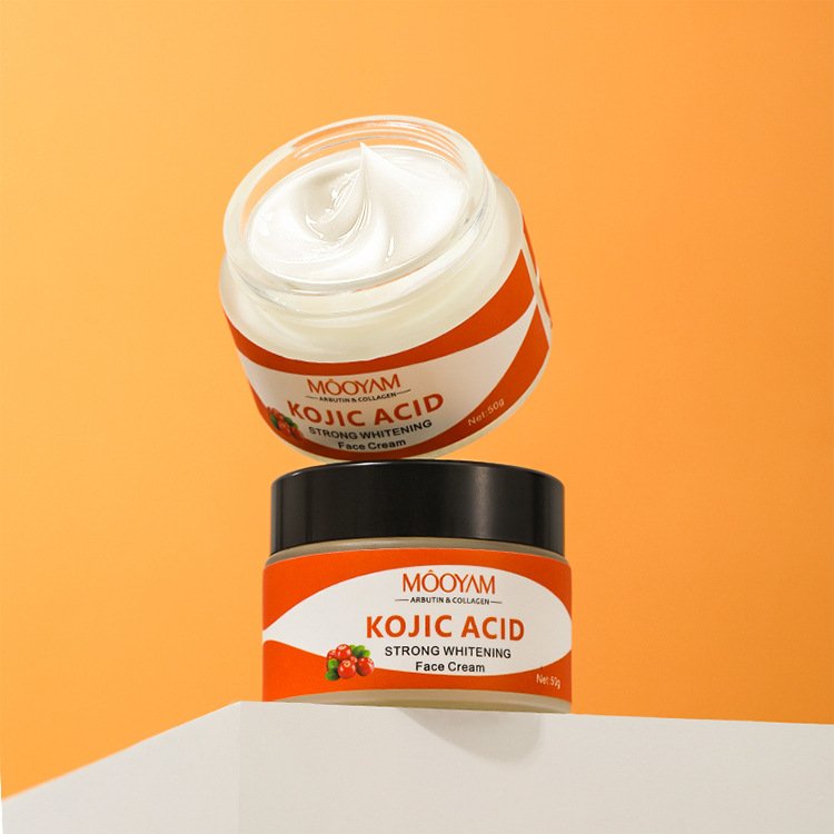 High Quality Kojic Acid Face Cream Anti Aging Wrinkle Beauty Dark Spot Removing Pimples Skin Whitening Lightening Face Cream