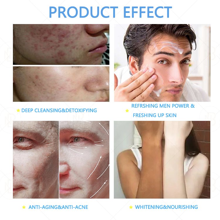 Private Label Natural Skin Whitening Face Moisturizing Cream Lotion Skin Care Set With Glutathione Collagen