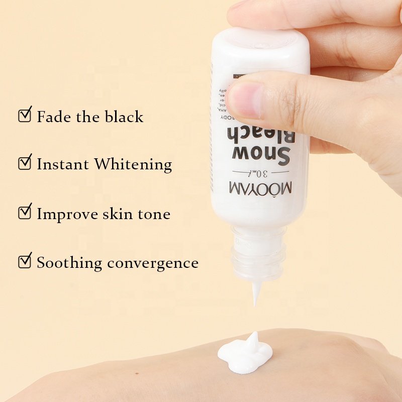 MOOYAM Snow Bleach Cream Inner Thigh Whitening Cream Lotion Underarms Bikini Area Intimate Private Part Whitening Cream