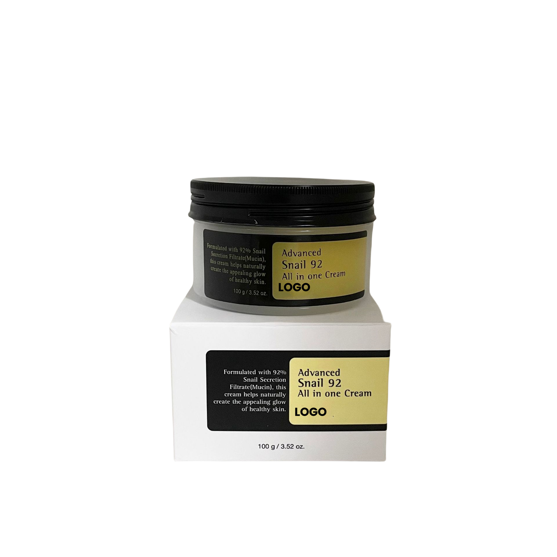 Cos Advanced Snail 92 All in One Cream100g Premium Tone-up Moisturizing Face Cream Korean Skin Care