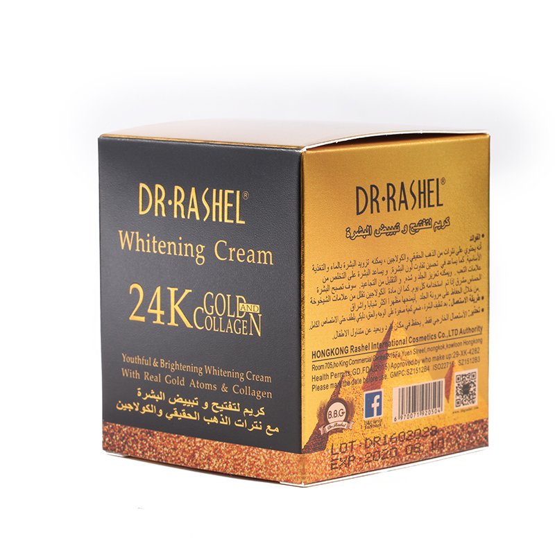 DR Rashel Skin Care Day Night Cream Youthful Brightening 24K Gold Collagen Whitening Face Cream