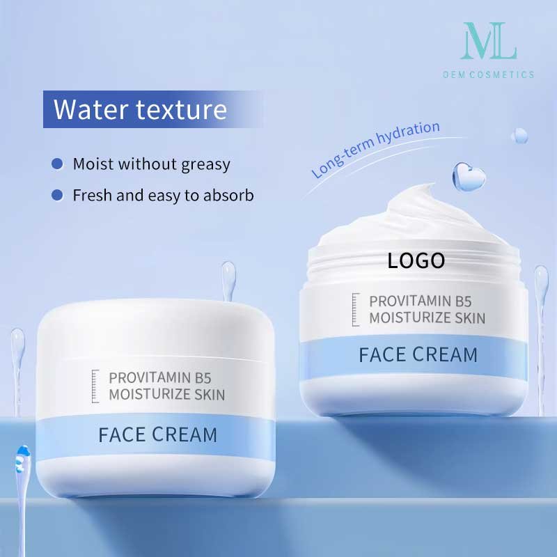 Beauty Cosmetics Private Label Vegan Vitamin B5 Whitening Facial Cream Lotion Kojic Acid Face Cream for Fair Skin