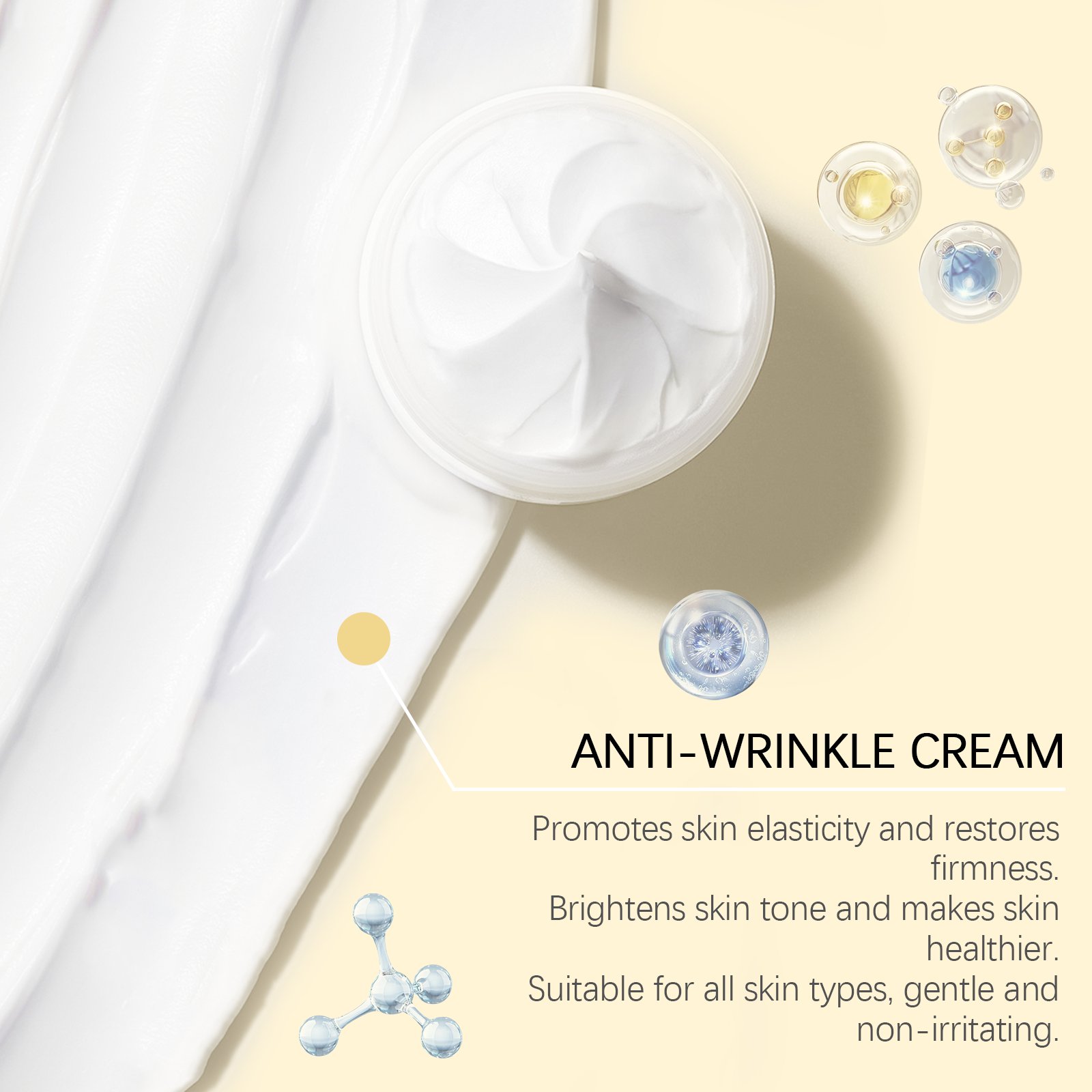 New Organic Skin Care Face Cream & Lotion For Face Cream Collagen Hydrating Anti-Aging Whitening Face Cream Jars For Fair Skin