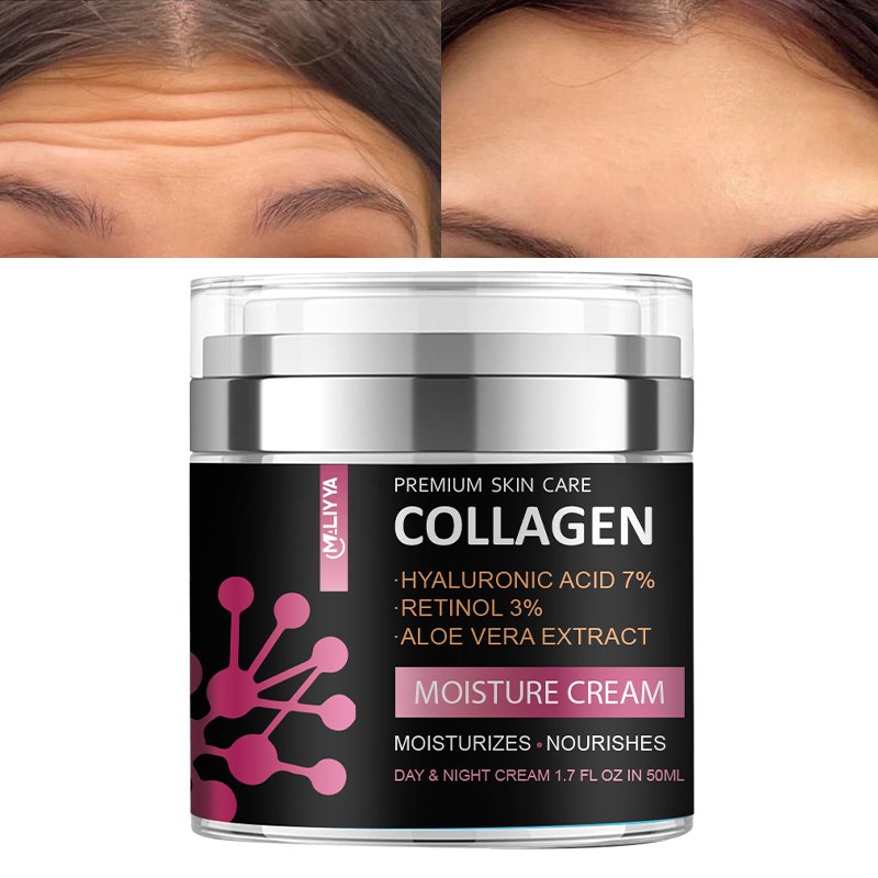 Wholesale private label collagen face cream anti-wrinkle anti-aging whitening smoothing moisturizing OEM whitening face cream