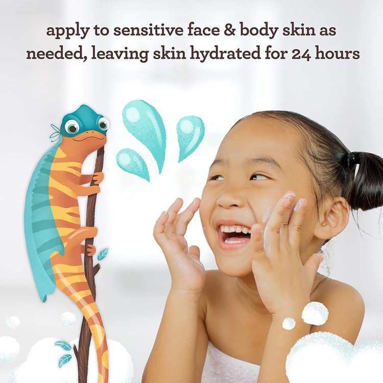 Private Label Child Face Cream 24 Hour Hydration Kids Face & Body Gel Cream Quick Drying And Lightweight For Sensitive Skin