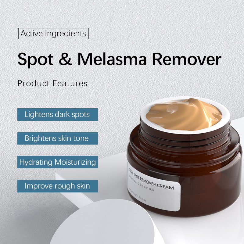 Customised Skin Care Natural Lightening Freckle Blemish Melasma Dark Spot Corrector Whitening Face Cream