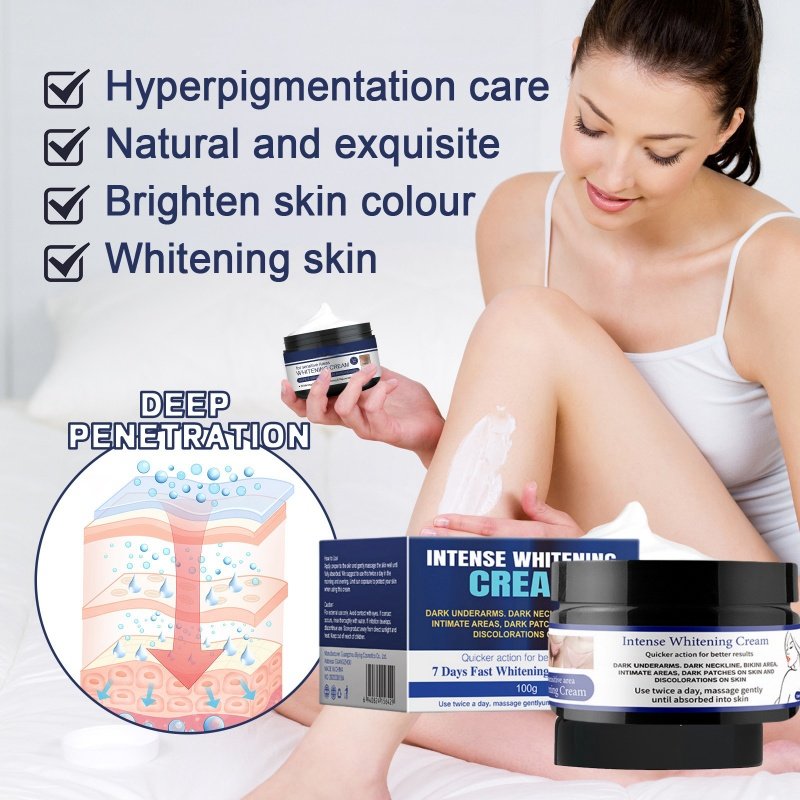 Body Whitening Cream Underarm Legs Knee Elbow Private Parts Brighten Armpit Bleaching Cream Remove Dark Spots Melanin Skin Care