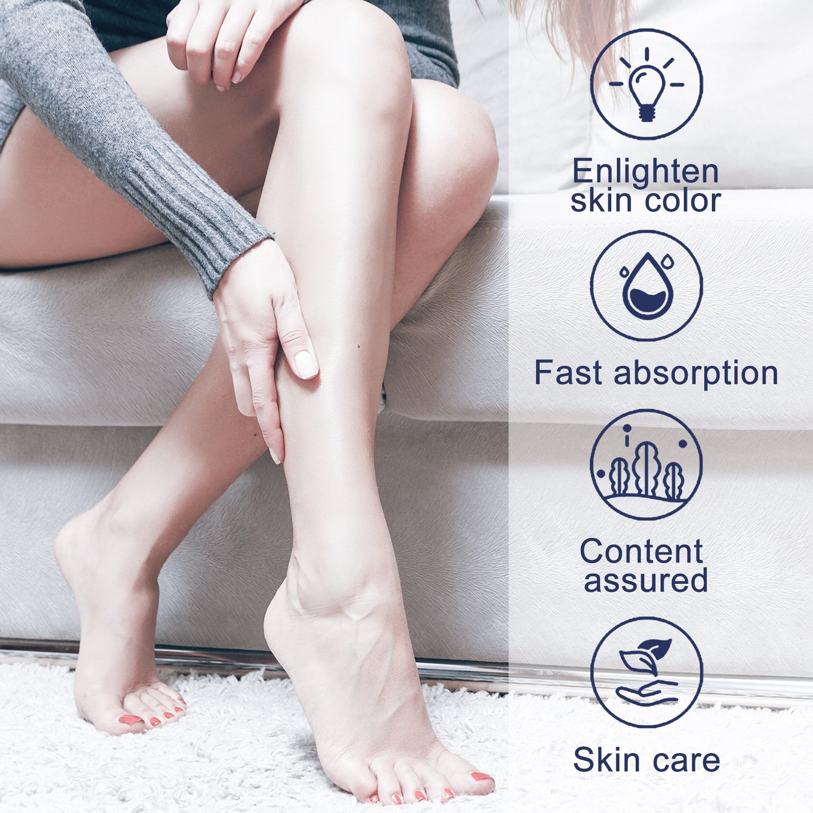 Body Whitening Cream Underarm Legs Knee Elbow Private Parts Brighten Armpit Bleaching Cream Remove Dark Spots Melanin Skin Care