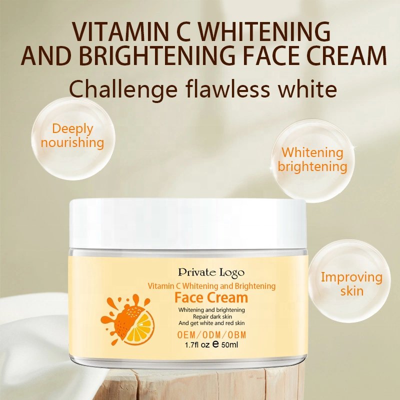 Organic Vitamin C Face Cream for Anti-Aging Lightening & Moisturizing Skincare Organic Skin Whitening Cream
