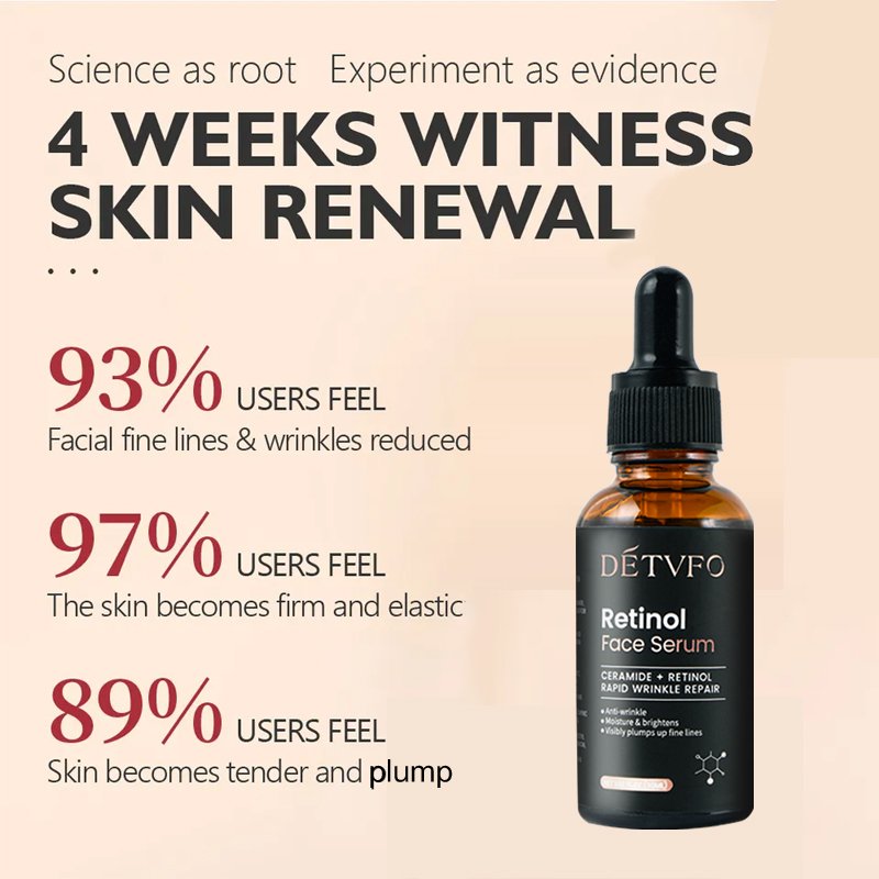 Best Quality 30Ml Instant Wrinkle Remove Organic Collagen Face Skincare Retinol Serum