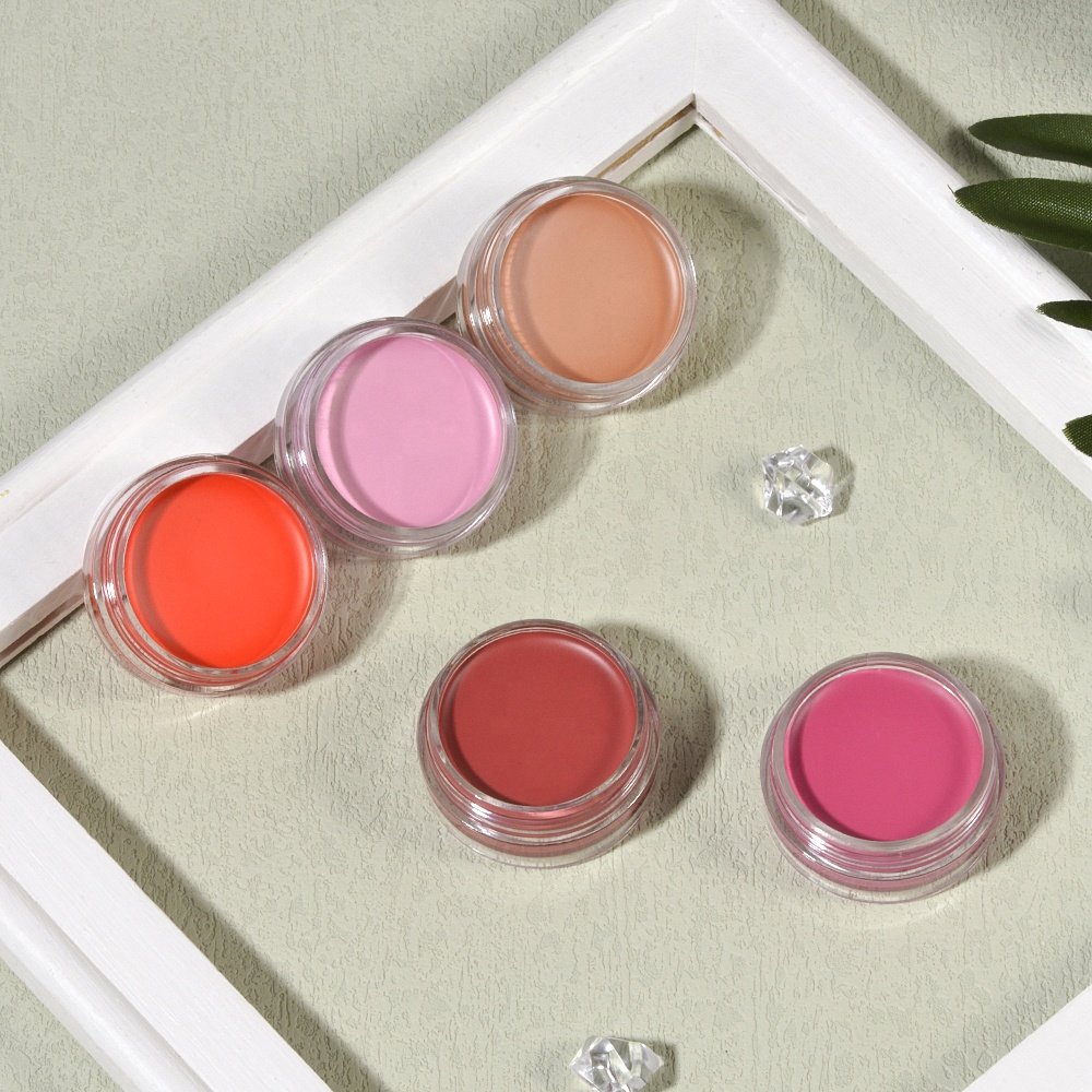 Custom Logo 14 Color Lightweight Vegan Makeup Cream Blush Moisturizing Waterproof Pink Mineral Powder Fair Dark Private Label