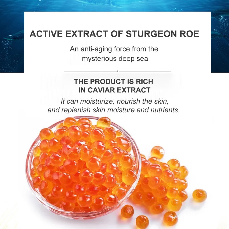 OEM/ODM Skincare Moisturizing Cream Whitening Repair Anti Wrinkle and Anti Aging Serum 24k Hyaluronic Acid Caviar Facial Serum