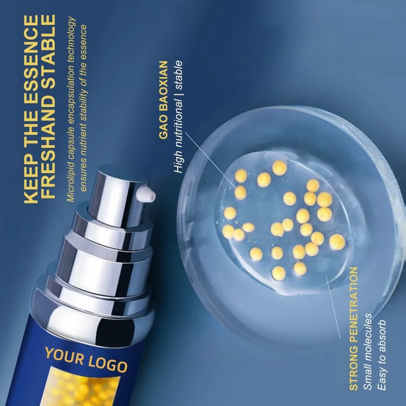 OEM/ODM Skincare Moisturizing Cream Whitening Repair Anti Wrinkle and Anti Aging Serum 24k Hyaluronic Acid Caviar Facial Serum