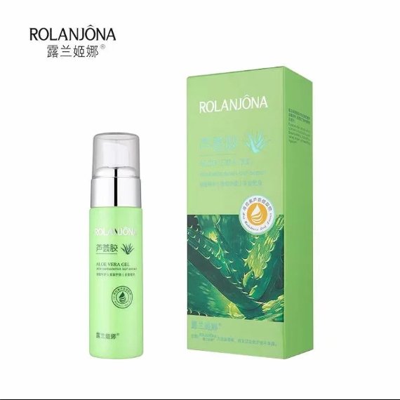 OEM ODM Rolanjona Aloe Vera Gel After Sunburn Redness Aloe Vera Gel Face Care Moisturizing Face Cream Natural Organic Soothing