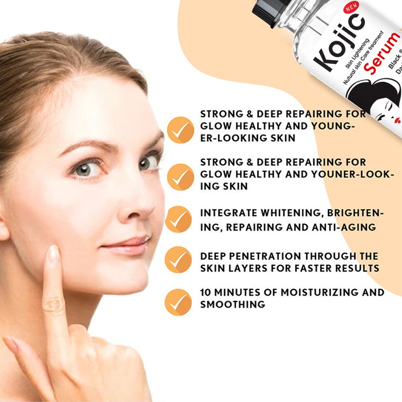 ROUSHUN Skin Brightening Whitening Serum Kojic Acid Moisturizing Kojic Acid Face Serum