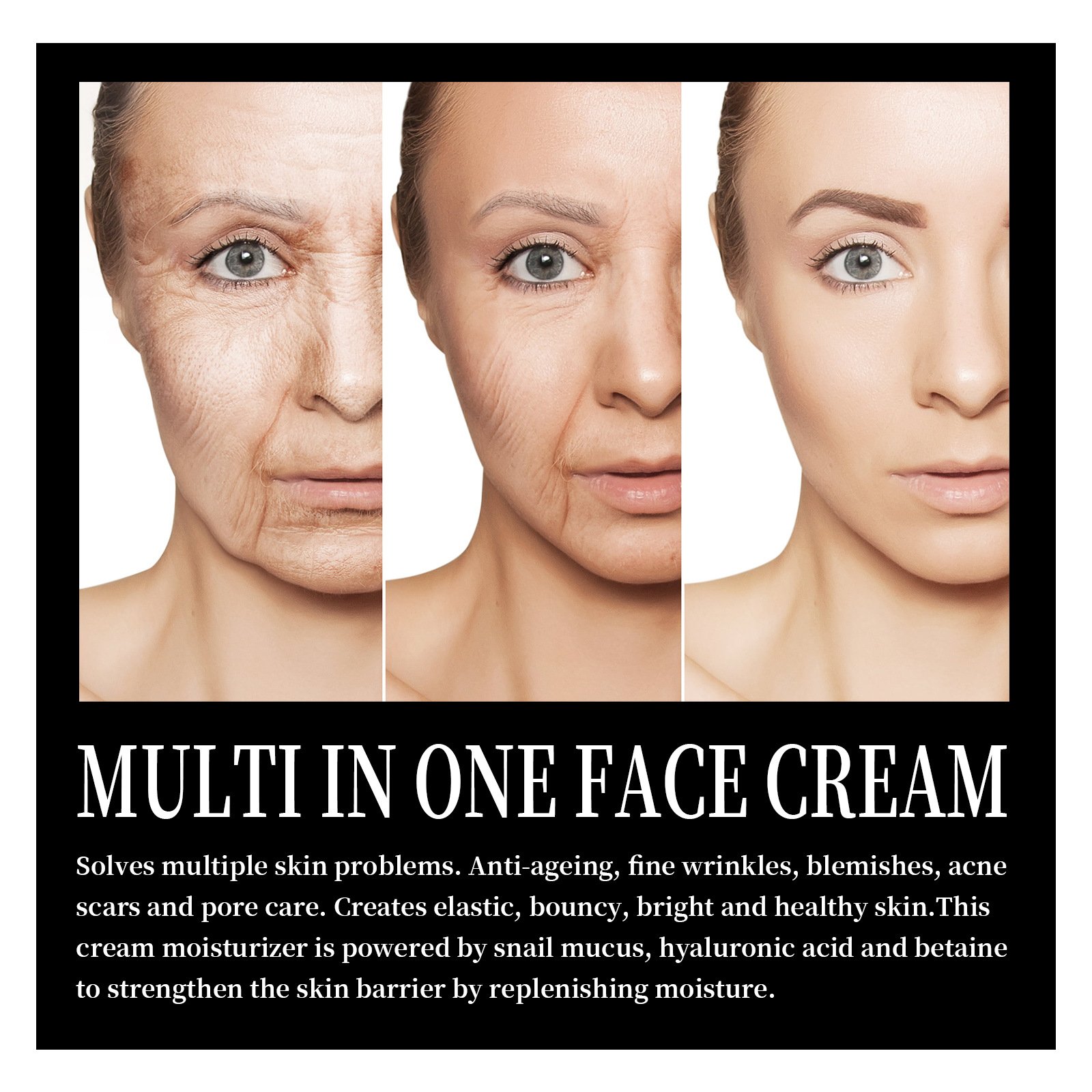 Best anti-aging firming lifting moisturizing remove wrinkles face cream advanced snail 92 all in one face cream