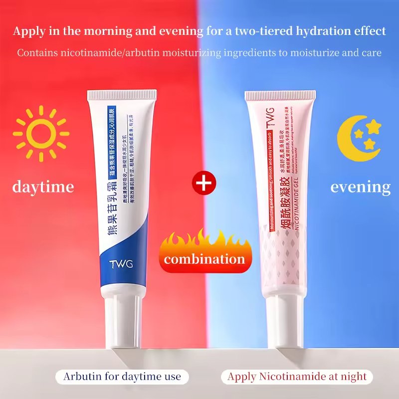 Private Label Face Cream and Lotion Skin Care Set Day and Night