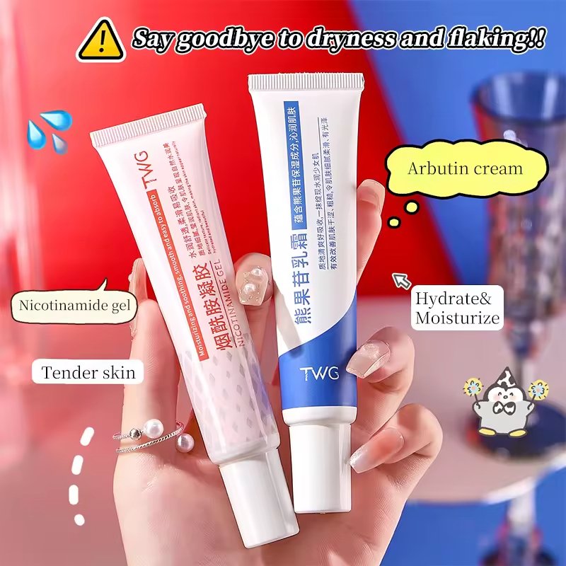 Private Label Face Cream and Lotion Skin Care Set Day and Night