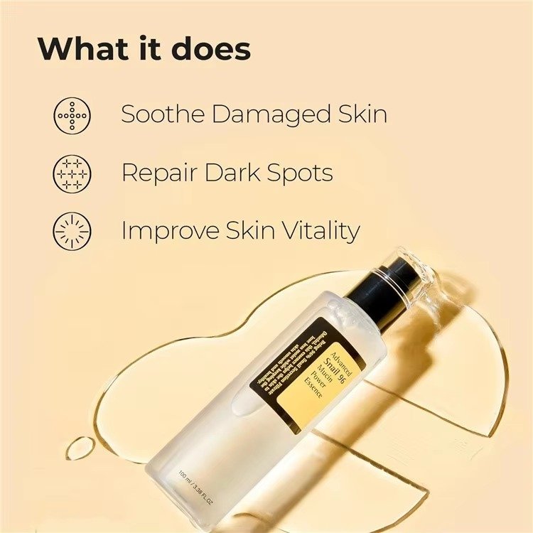COSRXs Advanced Snail 96 Mucin Power Essence 100mL Improving Skin Elasticity Moisturizing Lightweight Face Snail Serum