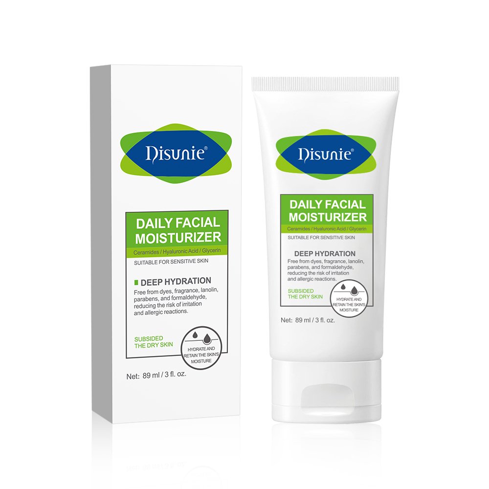 Disunie Daily Facial Moisturizer Dry Skin Sensitive Skin Care Dry Skin Moisturizer Anti-Aging Ceramide Face Cream