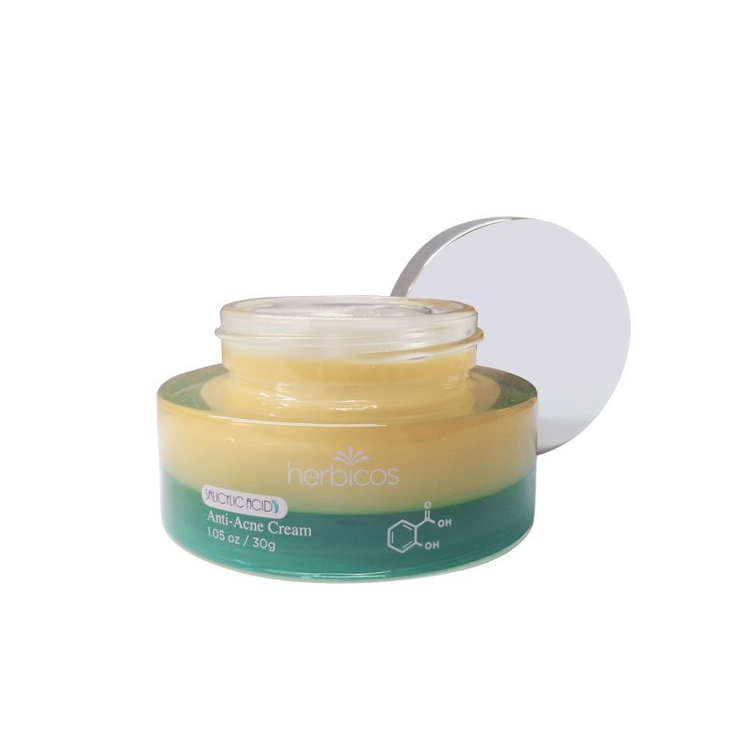 Private Label Skincare Cosmetics Moisturizing Anti Acne Glycolic Salicylic Acid Face Cream