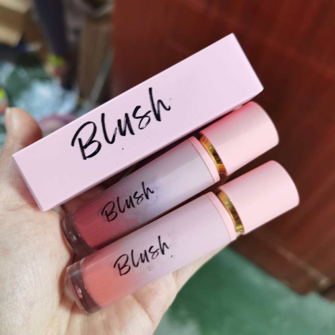Vegan Waterproof Blush Cream Makeup Liquid Blusher Lip Eye Cheek Tint Face Cruetly Free Private Label Liquid Blush