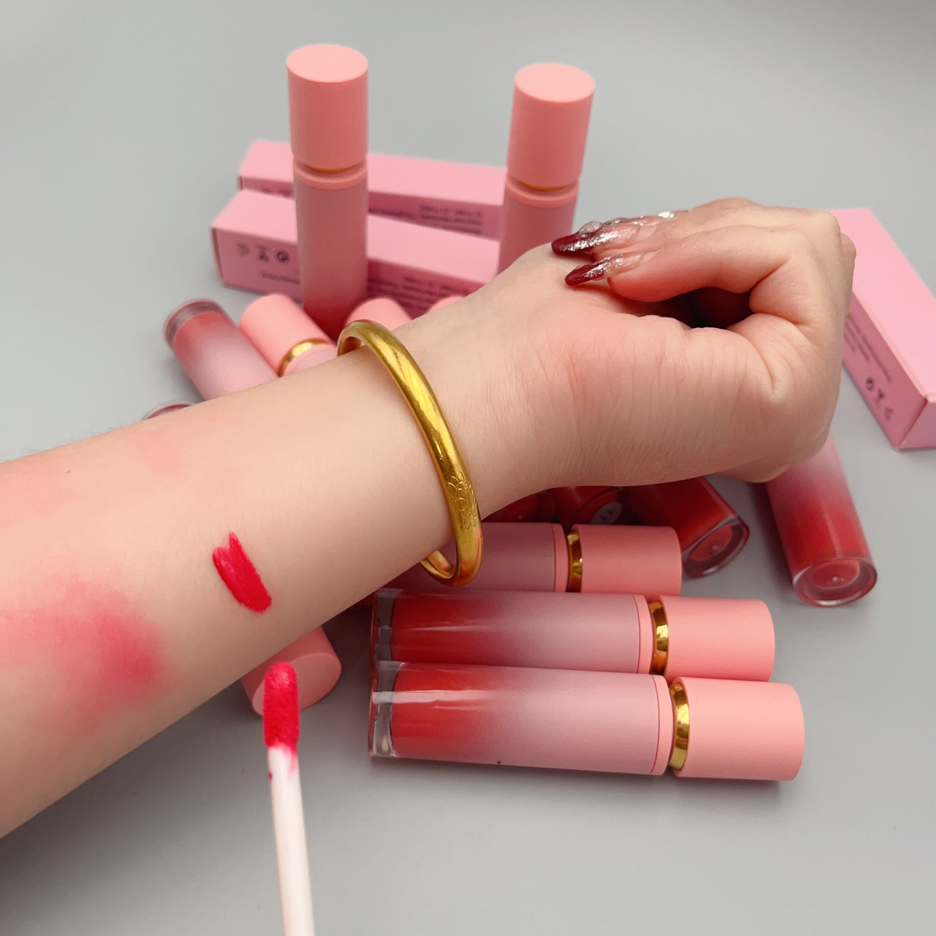 Vegan Waterproof Blush Cream Makeup Liquid Blusher Lip Eye Cheek Tint Face Cruetly Free Private Label Liquid Blush