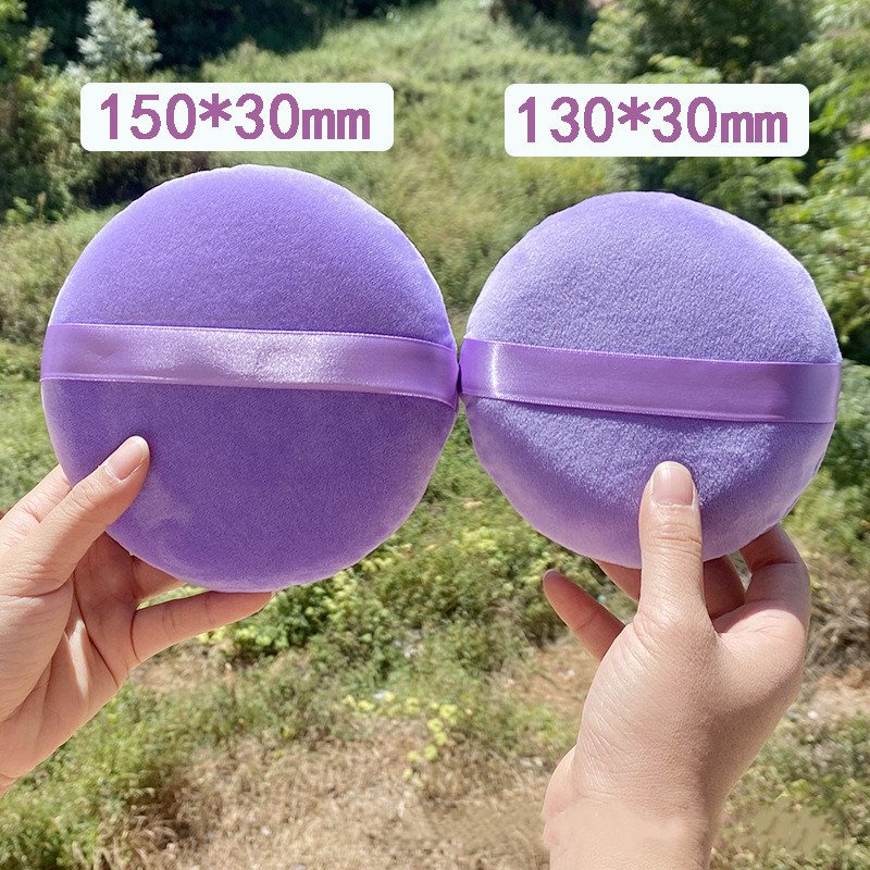 1 pcs big size dry powder Makeup Tool Cotton Puff Face Soft Triangle Makeup Puff Loose Powder Body Powder sponge