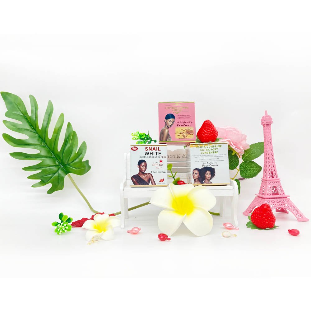 Glutathion Moisturizer Cream for Face Super Eclaircissant Whitening Anti Taches Beauty Face Whitening Cream for Women