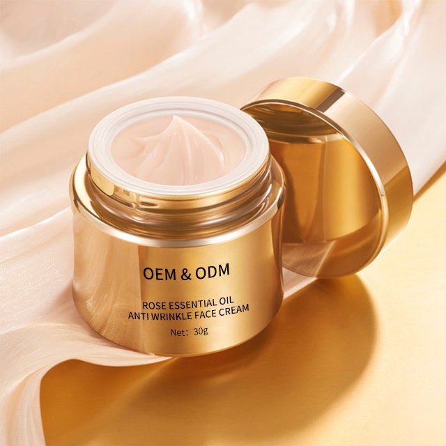 Wholesale Beauty Natural Rose Lotus Extract Repair Face cream Moisturizing Anti Wrinkle Rose Oil Face Cream For All Skin Types