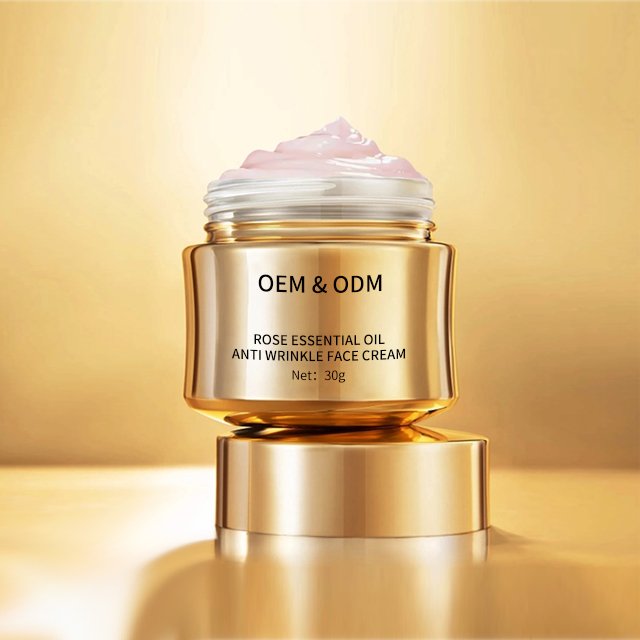 Wholesale Beauty Natural Rose Lotus Extract Repair Face cream Moisturizing Anti Wrinkle Rose Oil Face Cream For All Skin Types