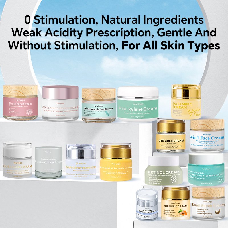 Custom Logo Skin Firming Anti Acne Strong Effect Whitening Brightening Anti Aging Face Cream