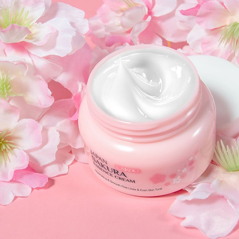 Cherry Blossom Essence Cream Moisturising Anti Wrinkle Anti Aging Brightening Face Cream